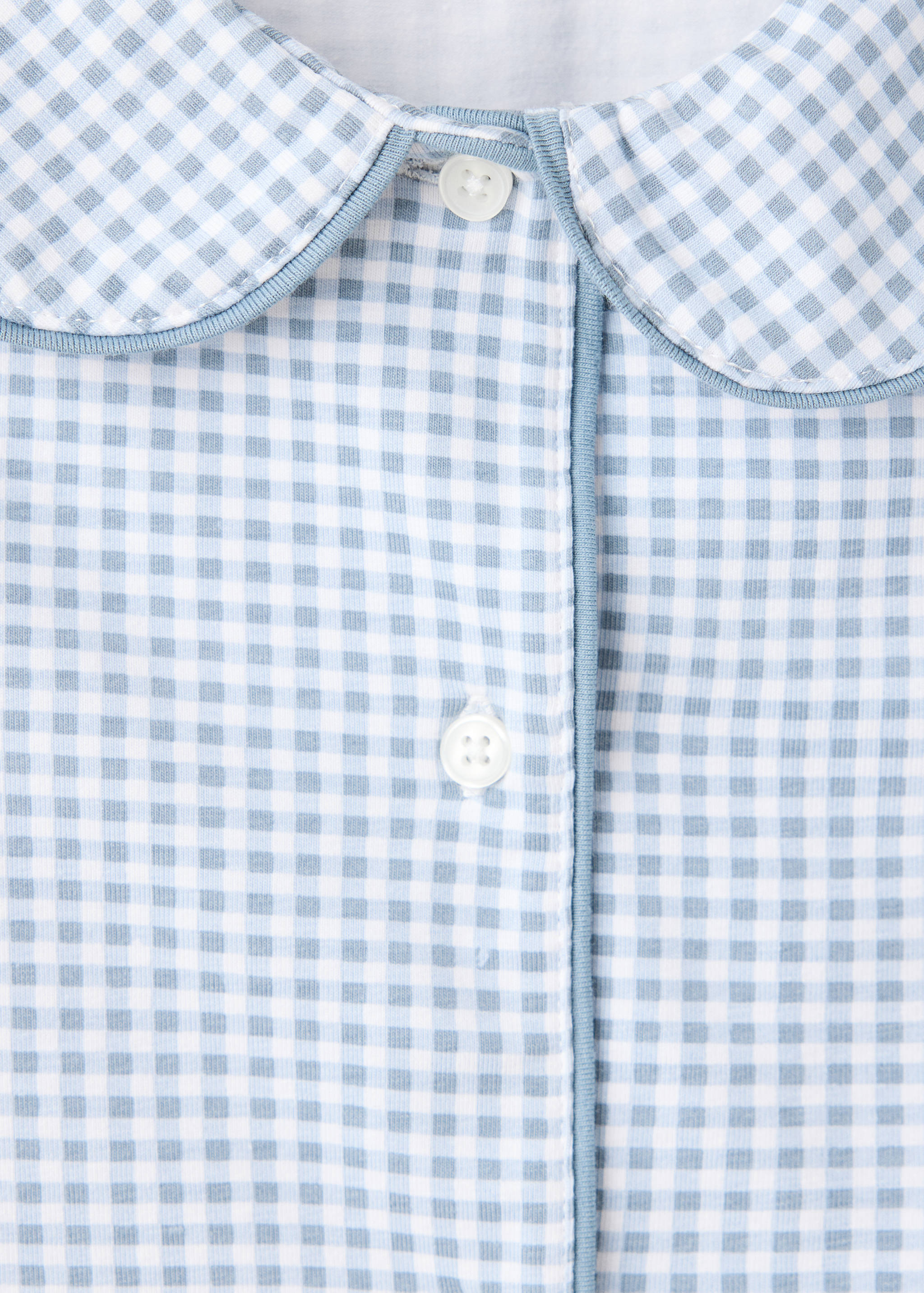 Pijama completo estampado vichy - Detalle del artículo 8