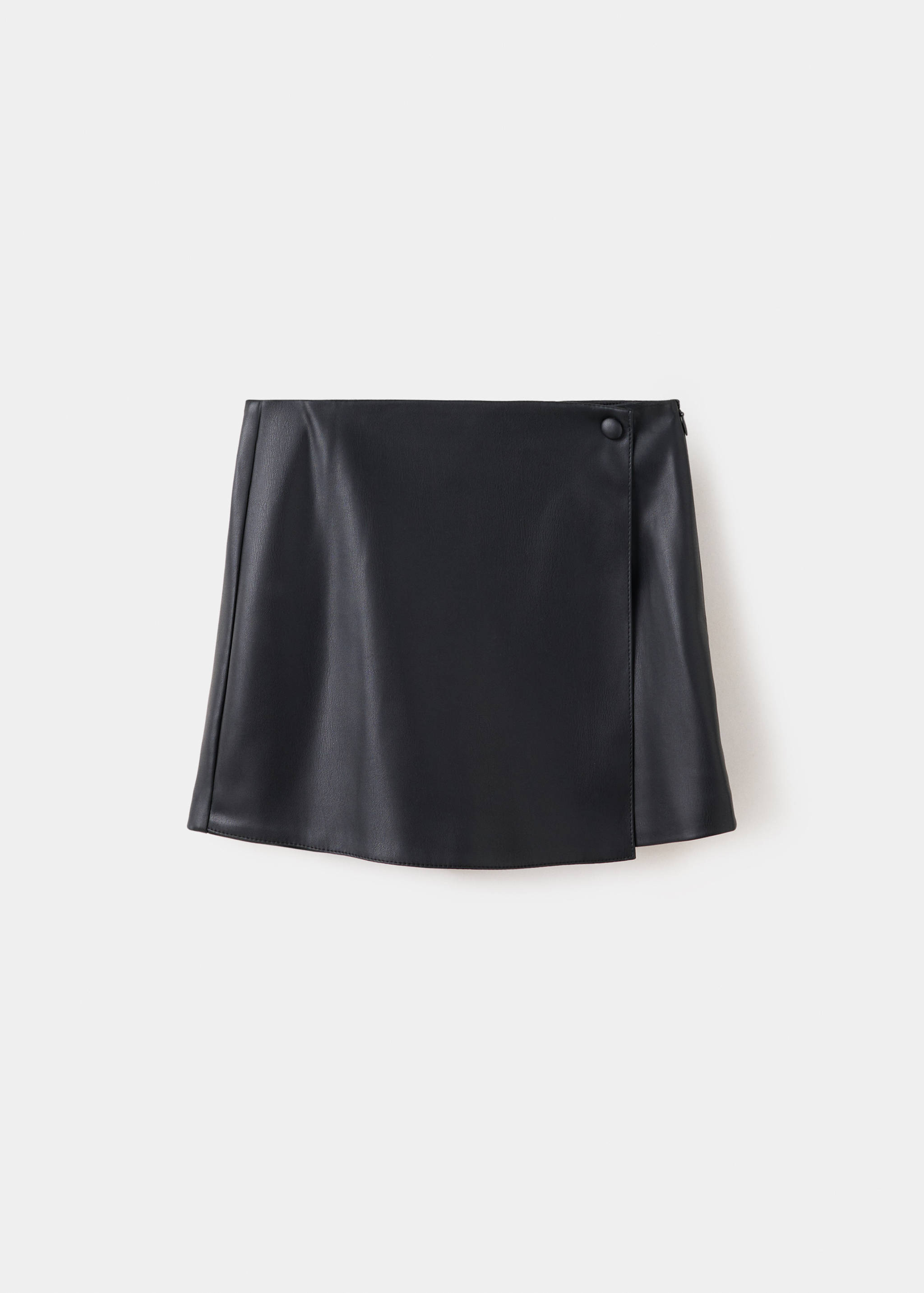 Faux-leather shorts - Article without model