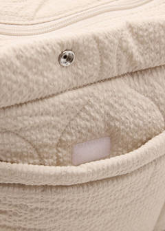 Maternity bag with texture — Beige 3