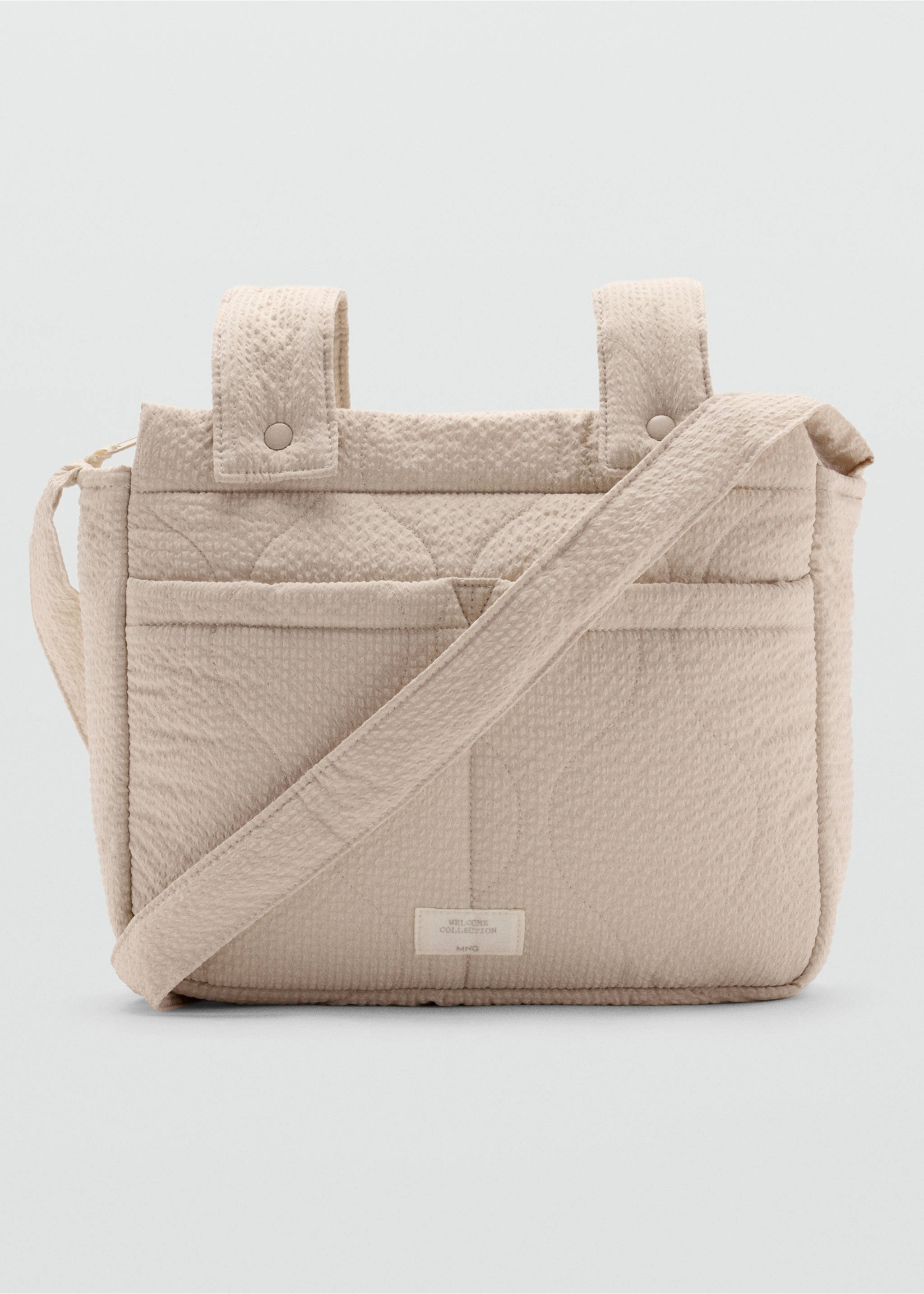 Sac maternité texturé - Article sans modèle, Beige. Ref: 37054447-00.