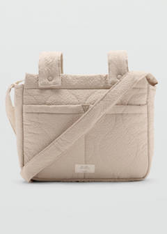 Maternity bag with texture — Beige 1