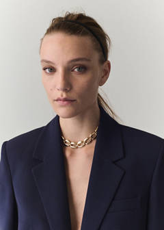 Straight jacket with flap pockets — Purple 4