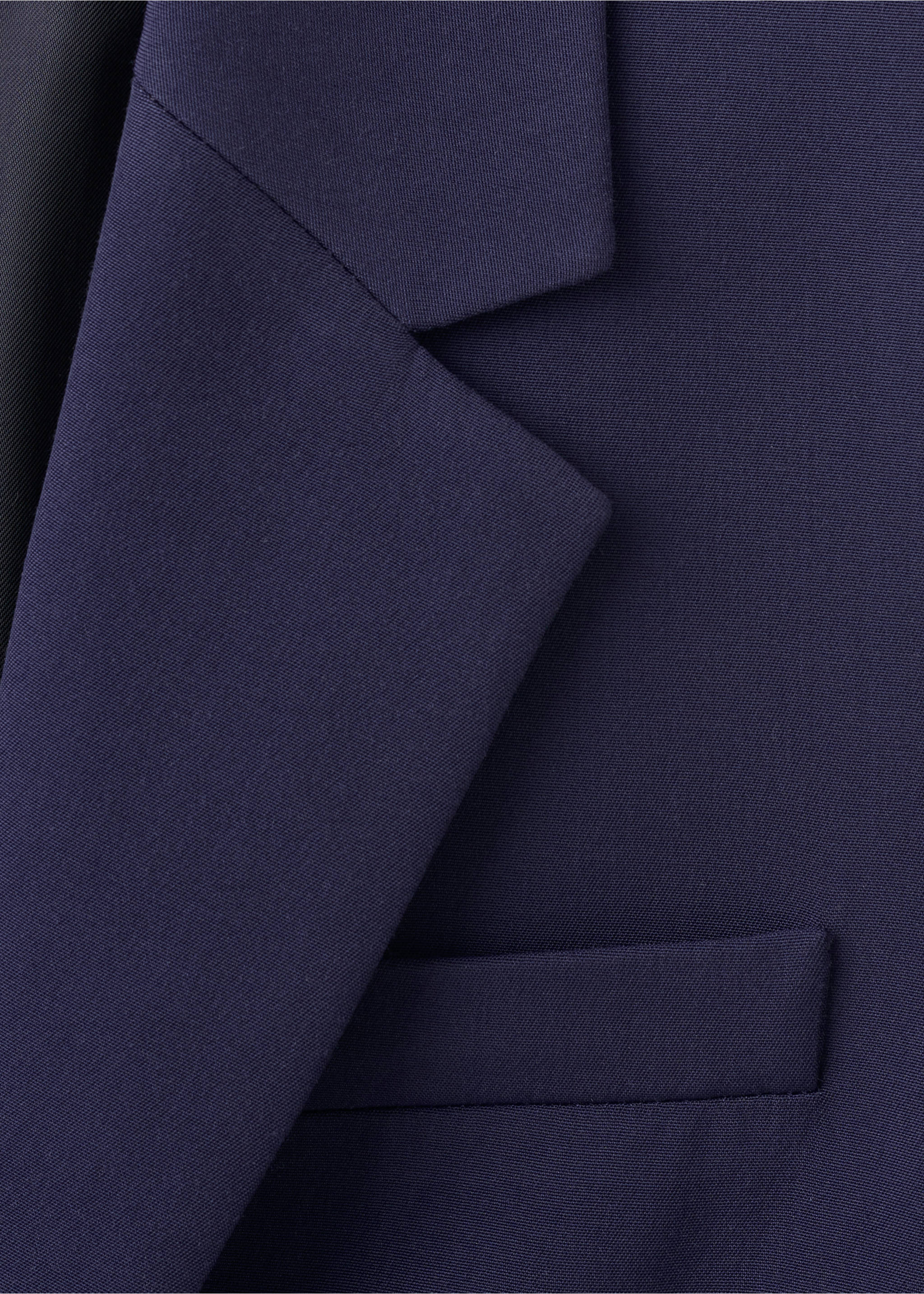 Blazer recta bolsillos solapa - Detalle del artículo 8, Morado. Ref: 37054449-00.
