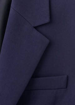 Straight jacket with flap pockets — Purple 7