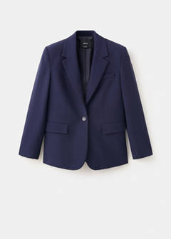 Straight jacket with flap pockets — Purple 6