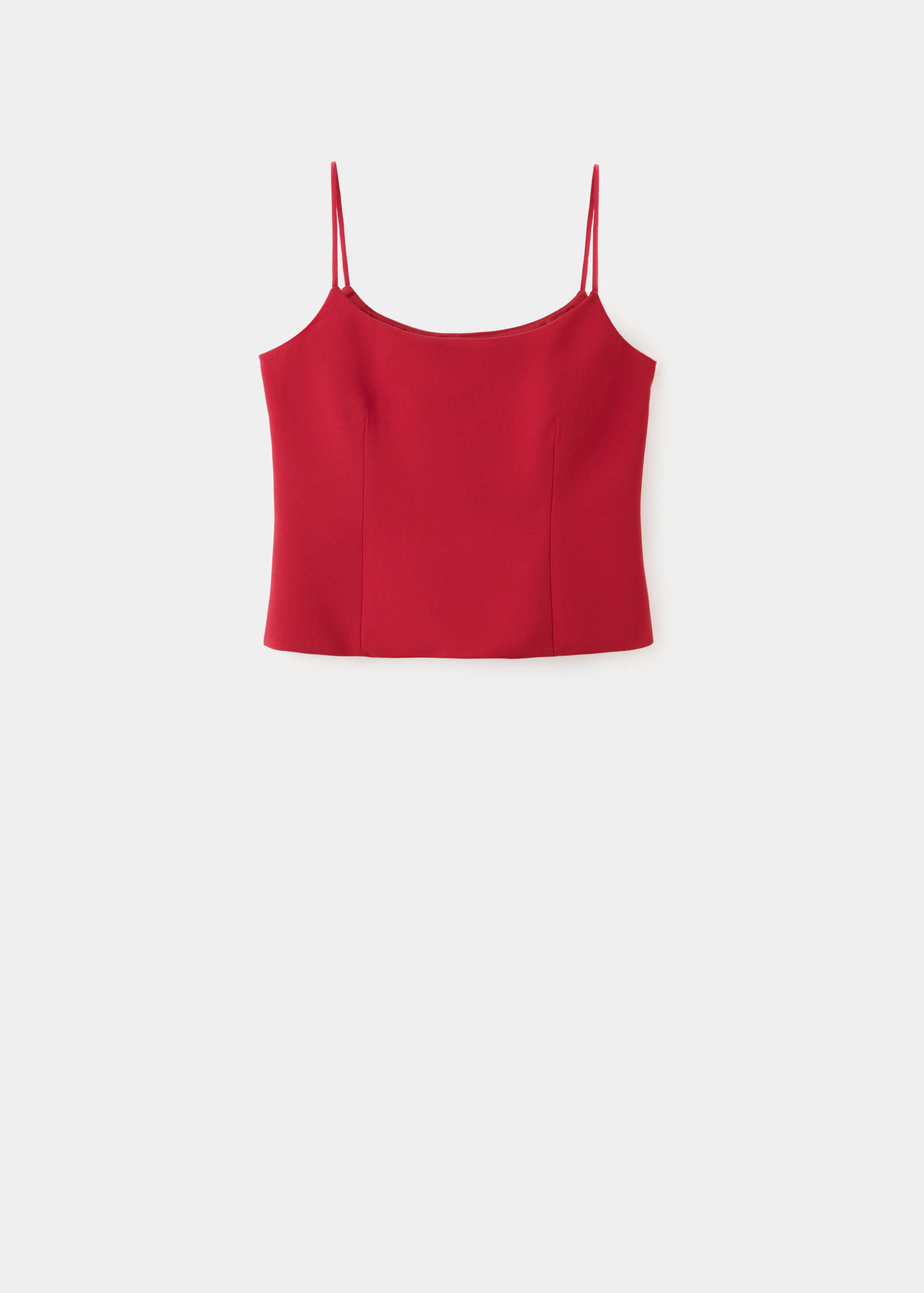 Plain strapless top - Article without model