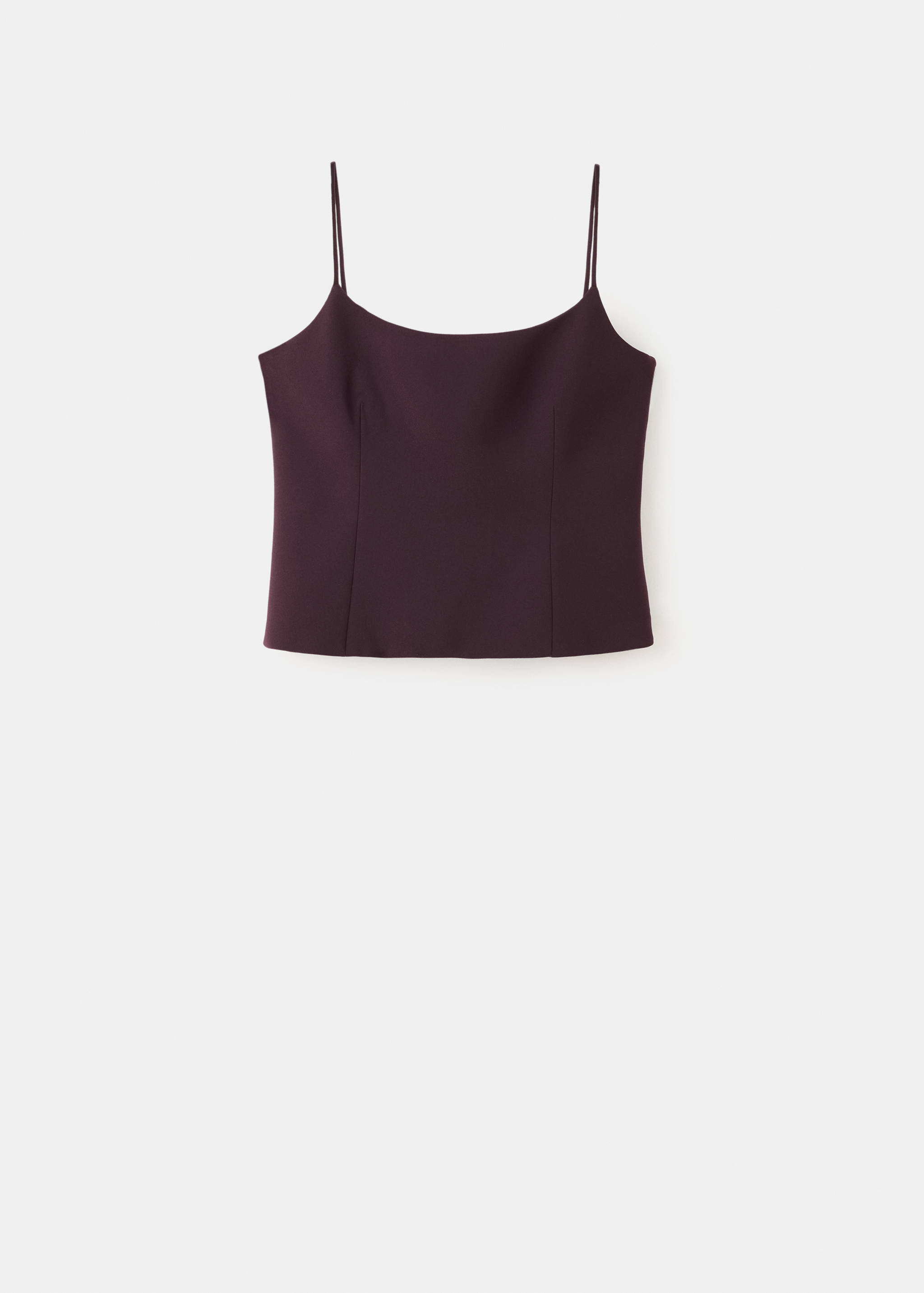 Plain strapless top - Article without model