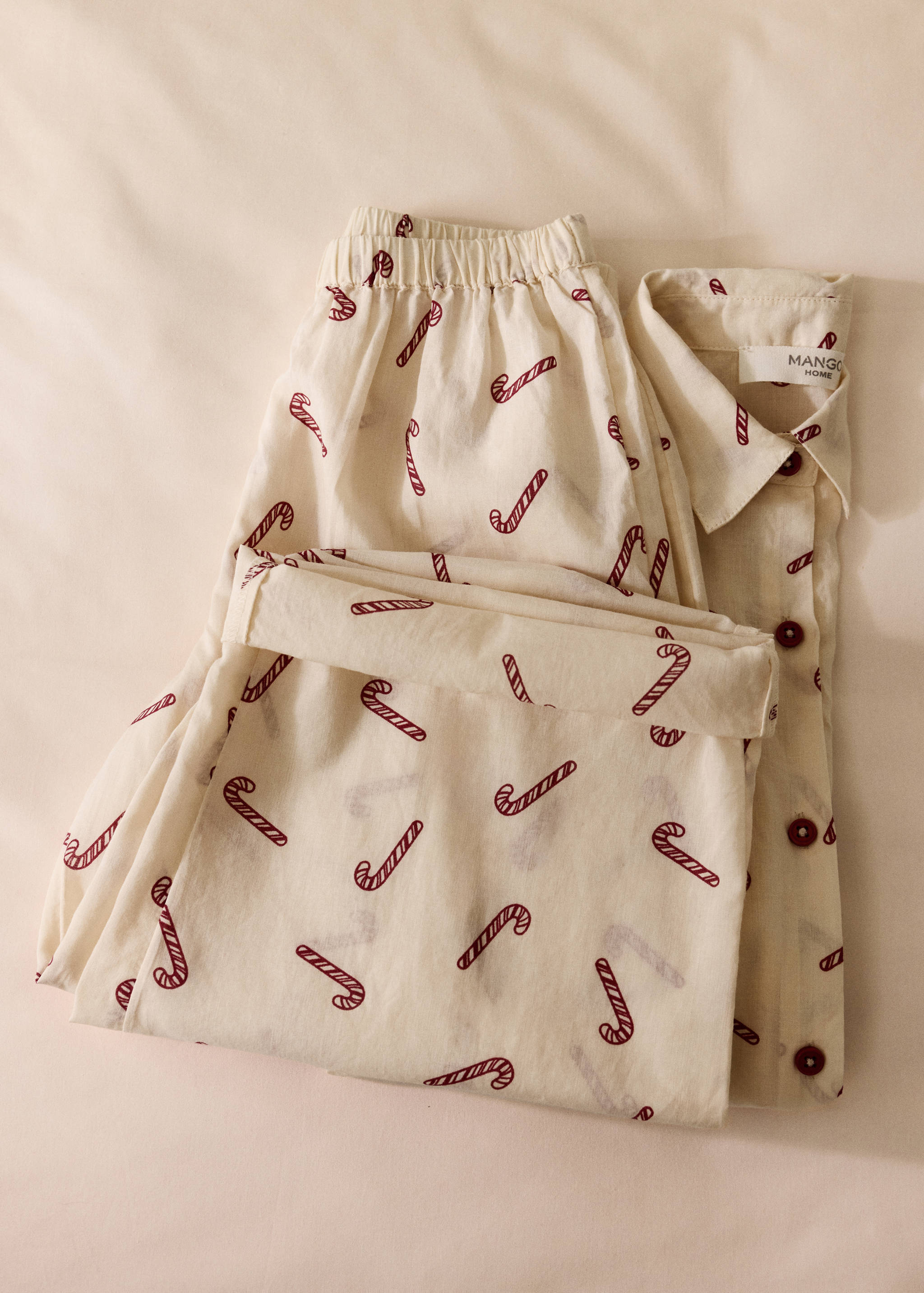 Printed pyjama trousers - General plane