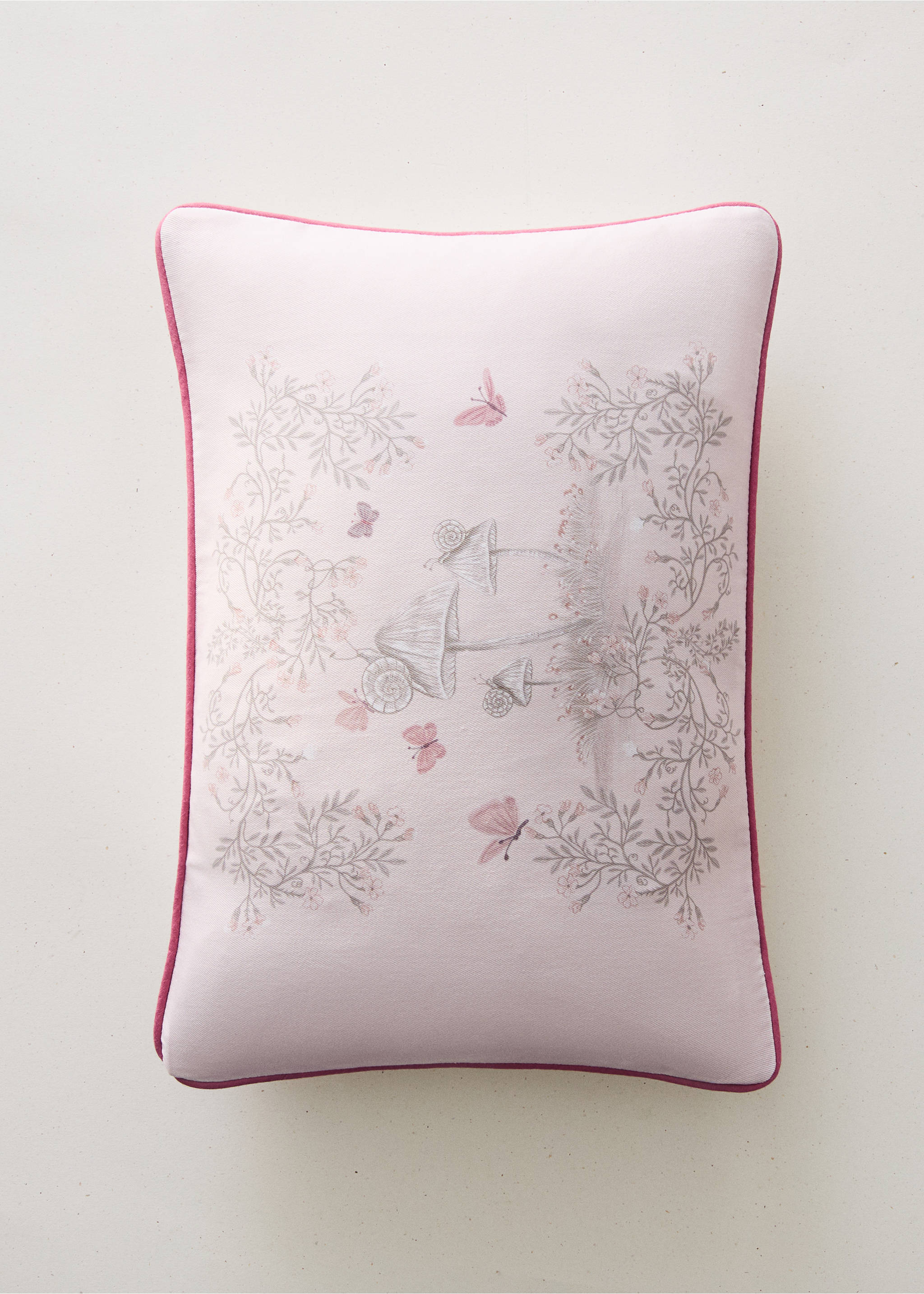 Fantasy print cushion cover, vibrant contrast colours 30x50 cm - General plane, Nude. Ref: 37054453-00.