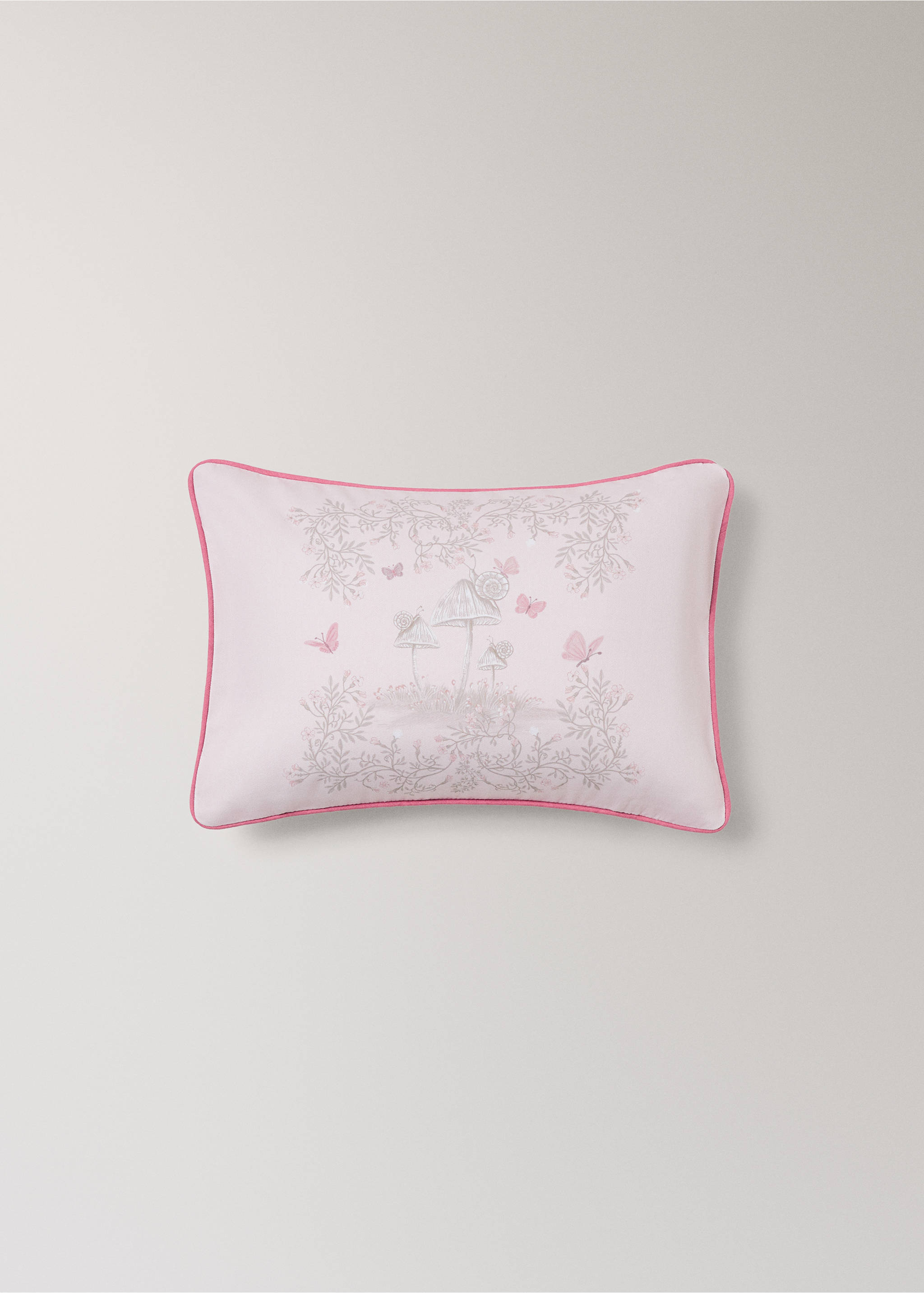 Fantasy print cushion cover, vibrant contrast colours 30x50 cm - Article without model, Nude. Ref: 37054453-00.