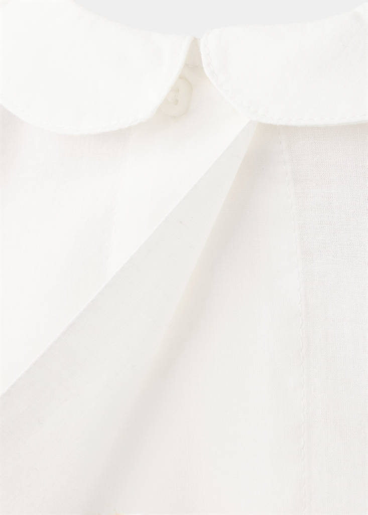 Peter Pan collar blouse — Off White