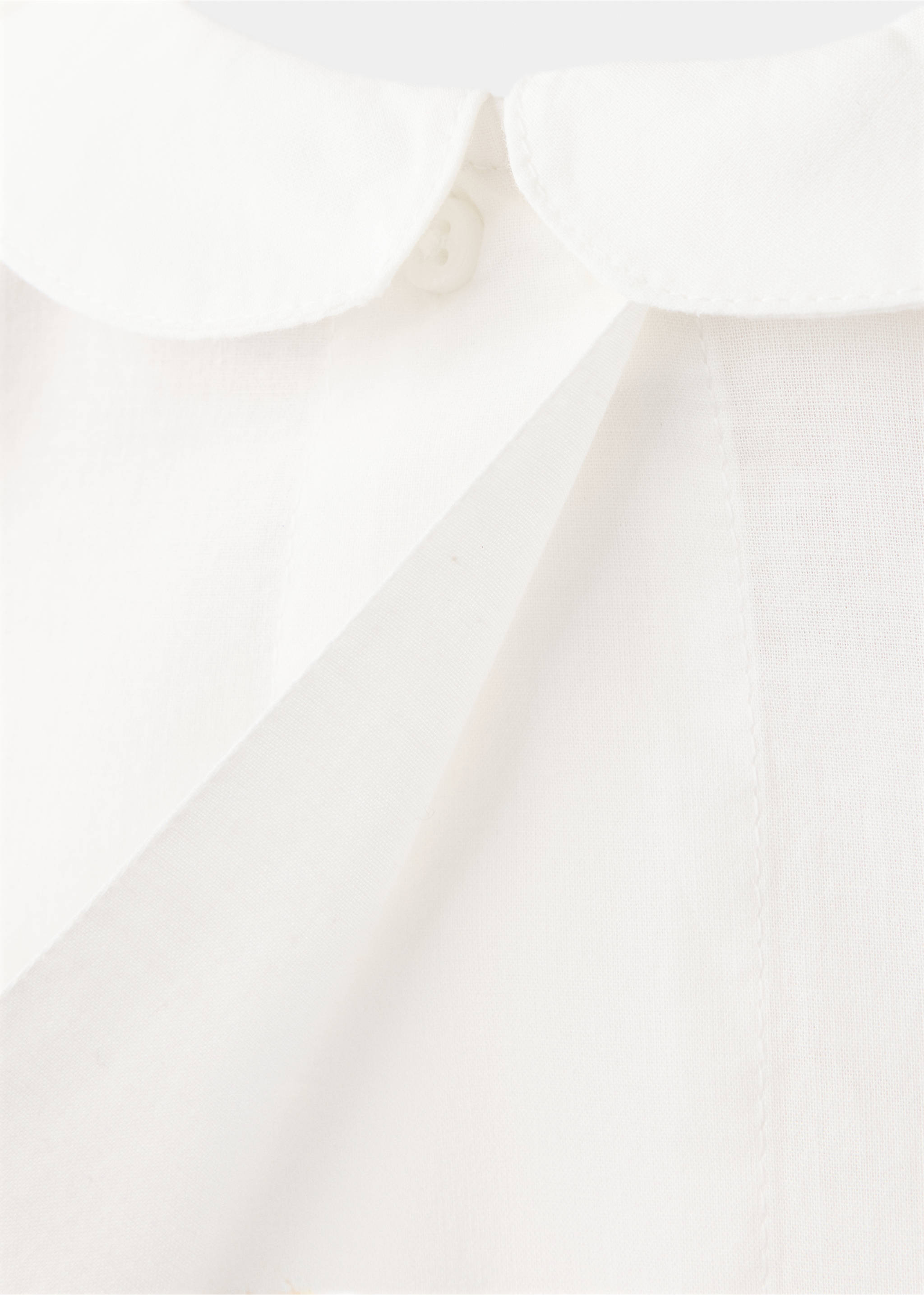 Blouse à col Claudine - Détail de l'article 0, Blanc cassé. Ref: 37054462-00.