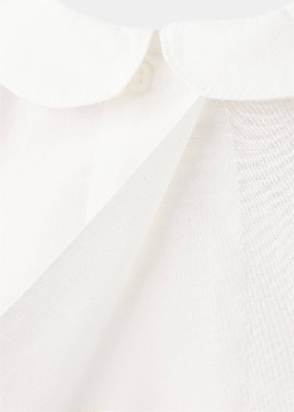 Peter Pan collar blouse — Off White