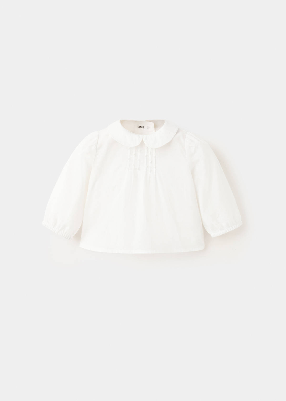 Peter Pan collar blouse — Off White