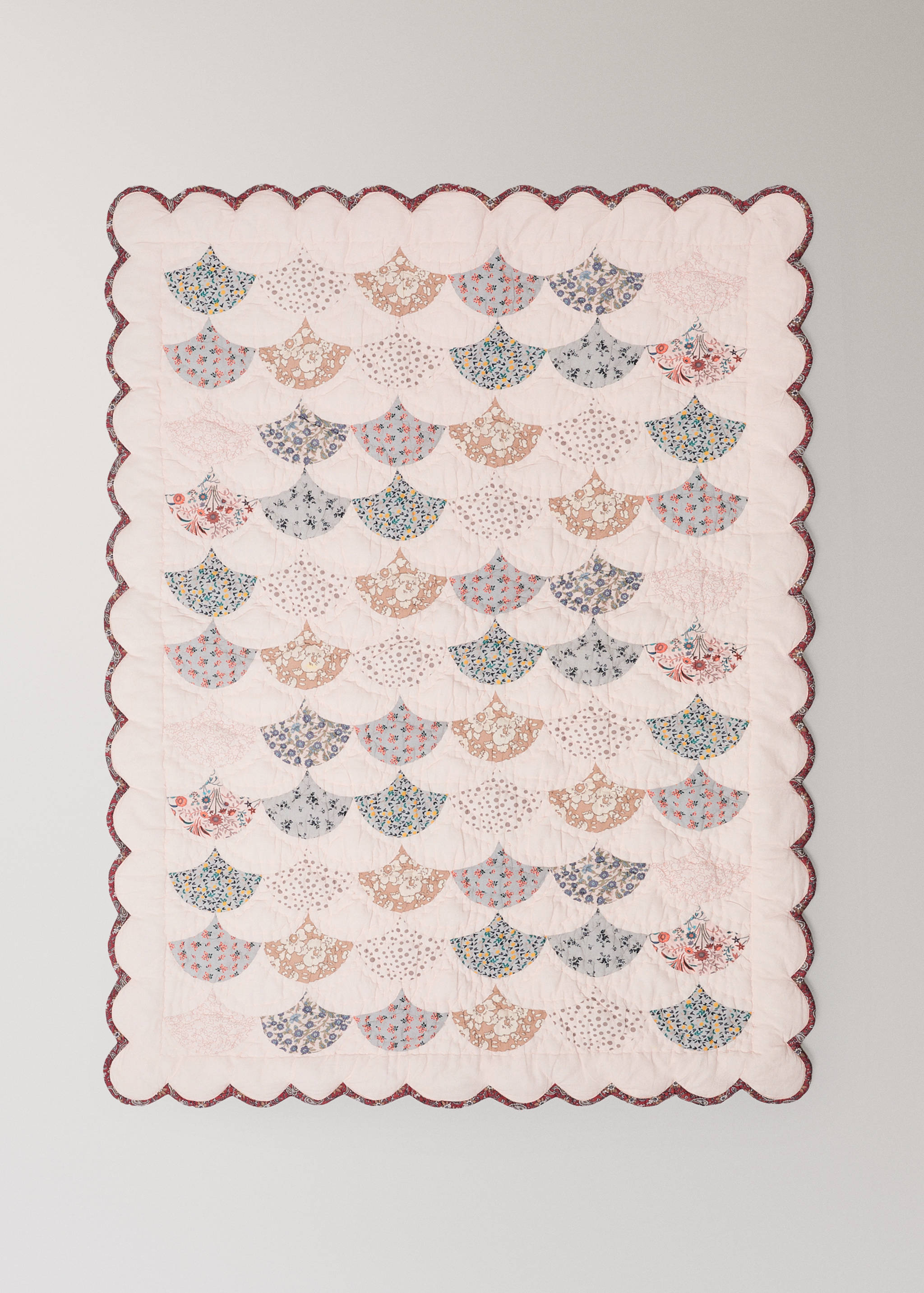 Cotton patchwork mini cot duvet - Details of the article 2