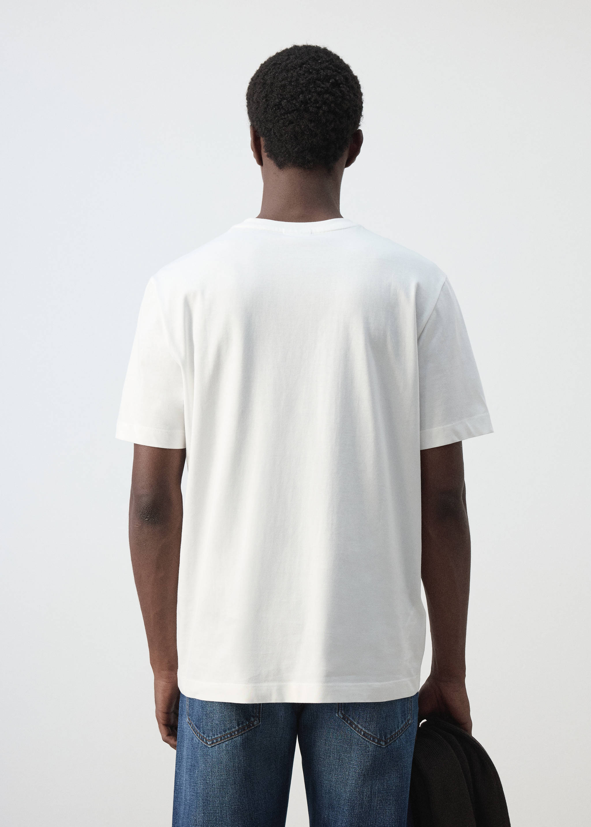 100% cotton printed t-shirt - Reverse of the article