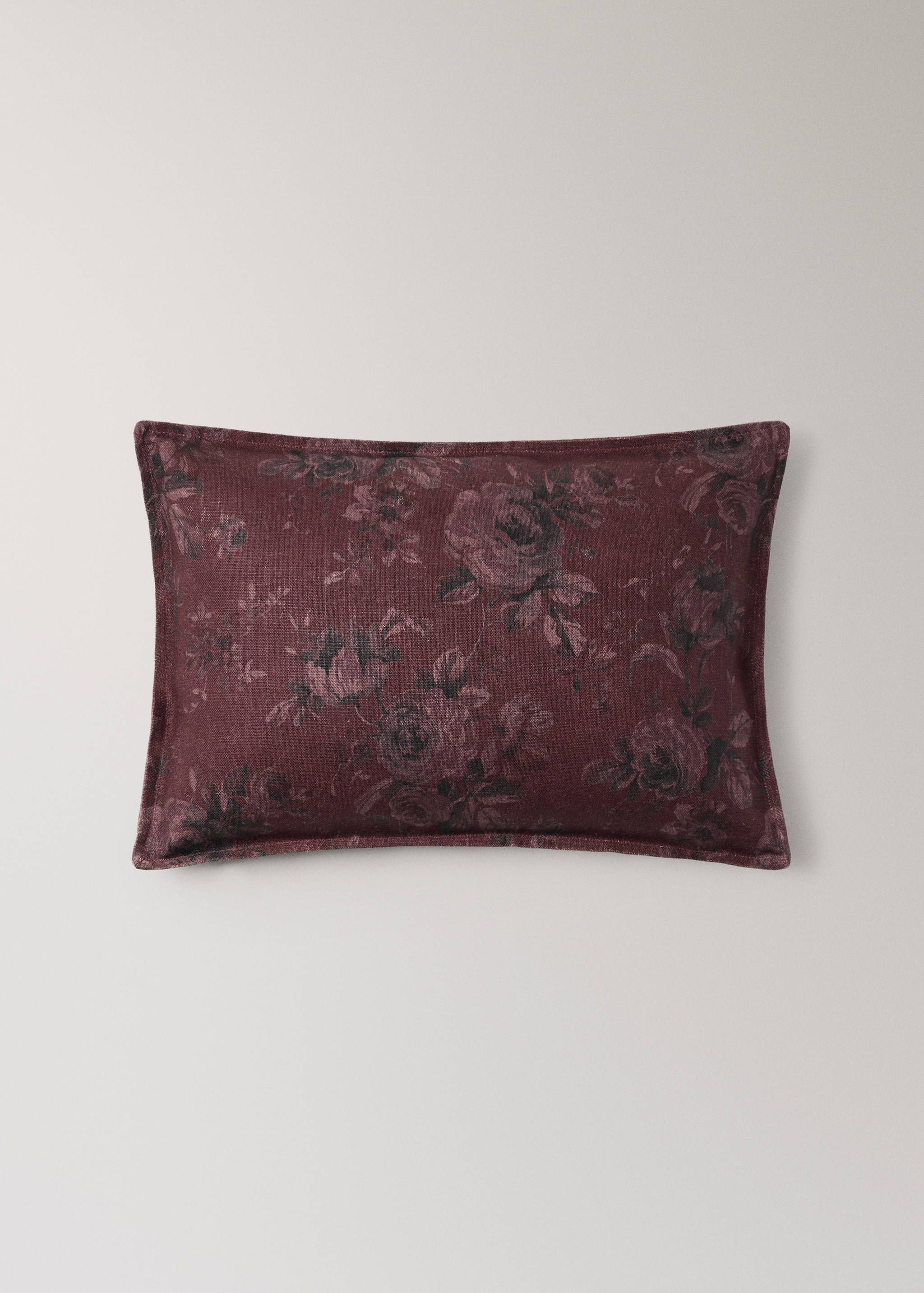 Floral cotton cushion cover 50 x 50 cm - Article without model