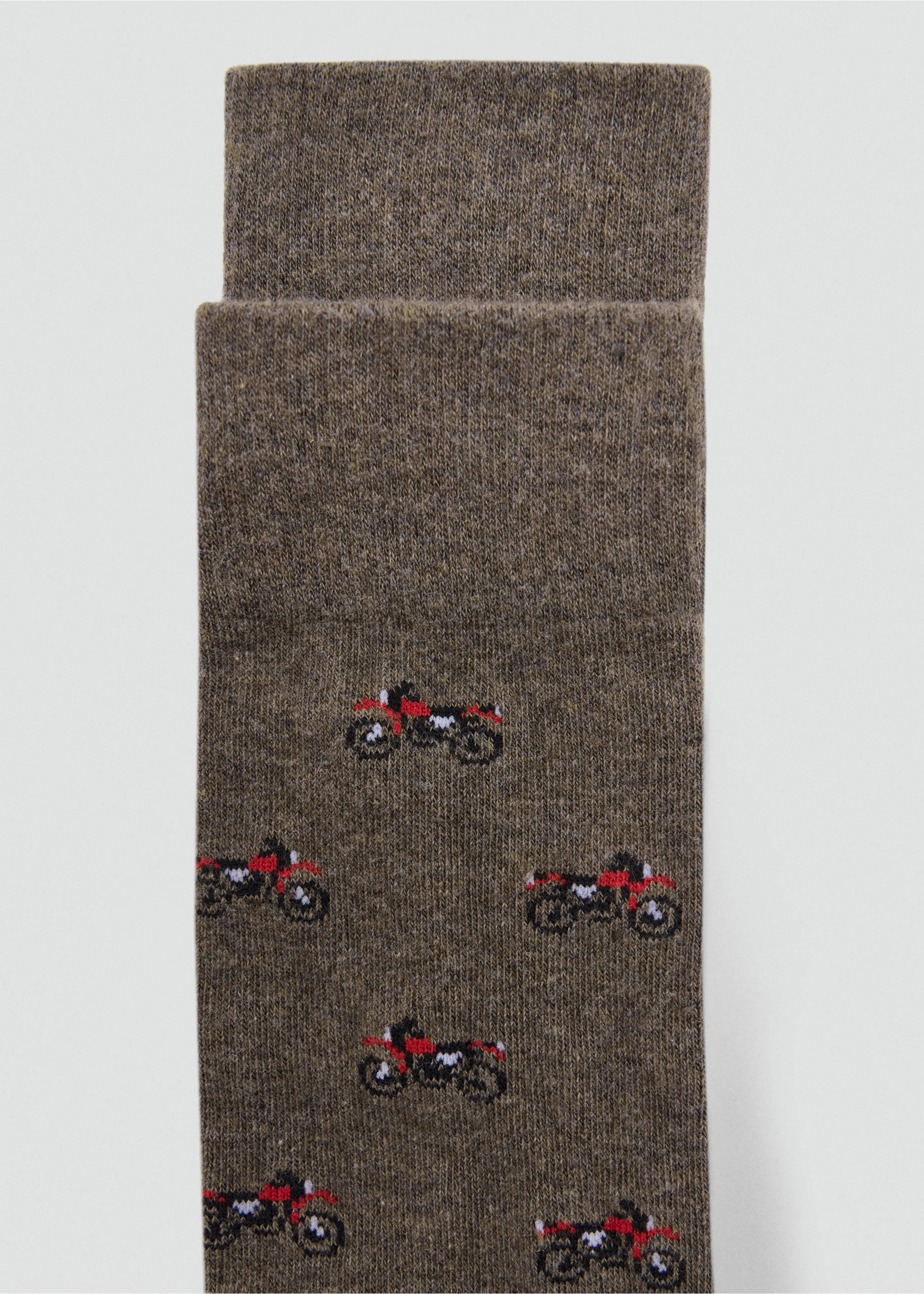 Pack of 2 socks with bows - Details of the article 8, Brown. Ref: 37054775-00.