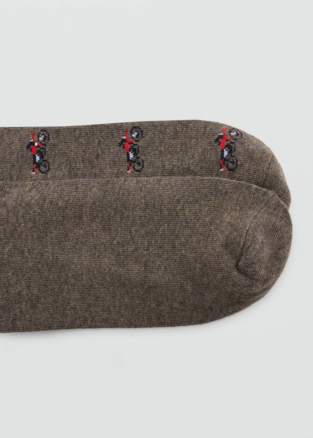 Pack of 2 socks with bows — Brown
