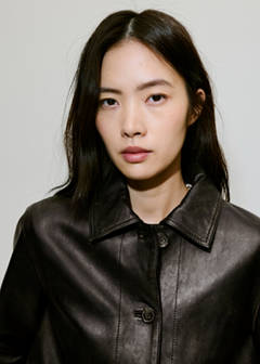 Leather jacket with worn effect — Brown 3