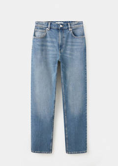 Slim-fit high-waist jeans — Medium Blue 8