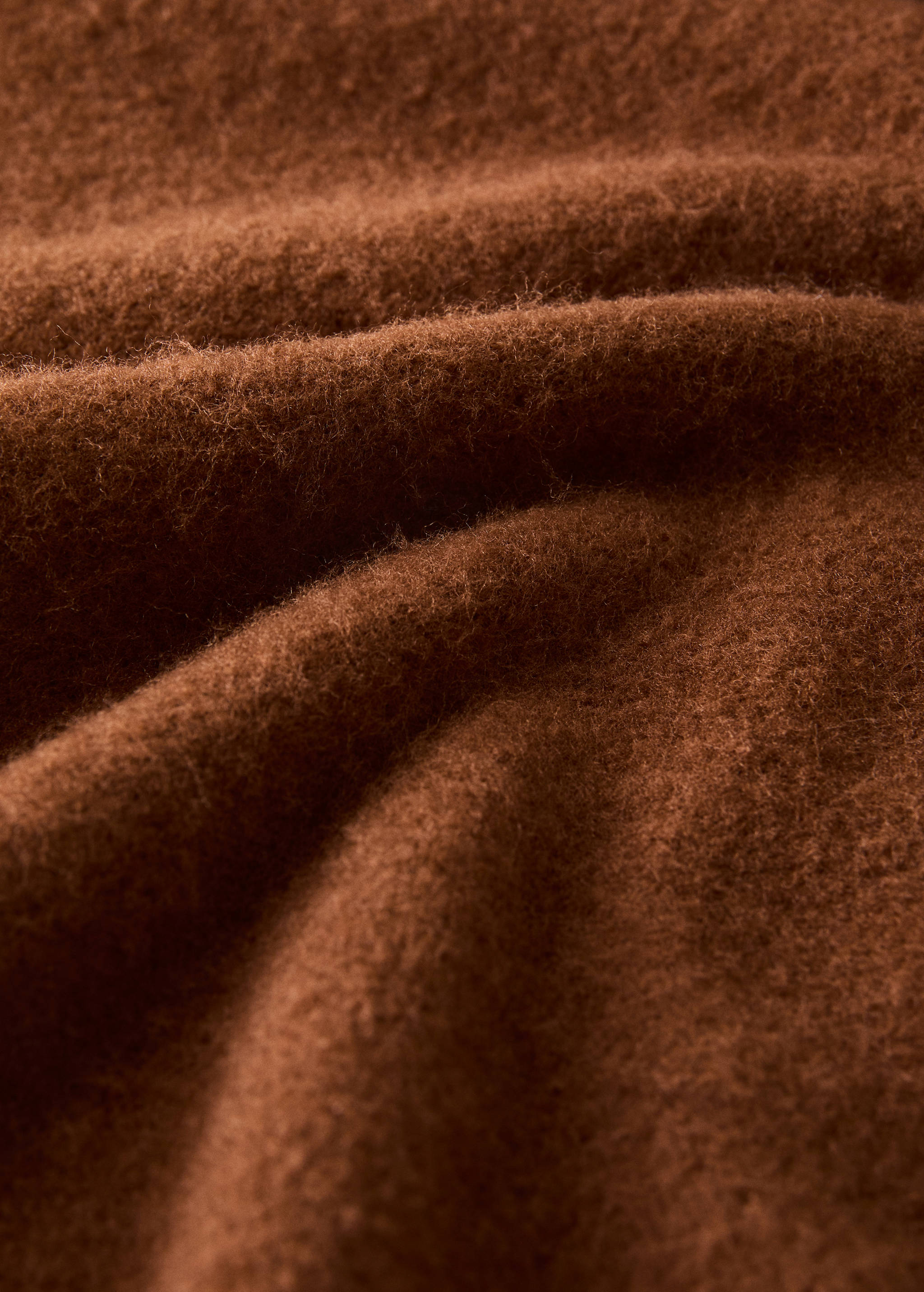 Couverture en laine cardée détail franges - Détail de l'article 2
