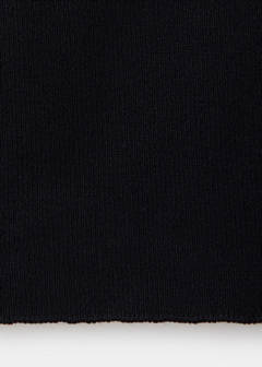 V-neck knit top — Black 7