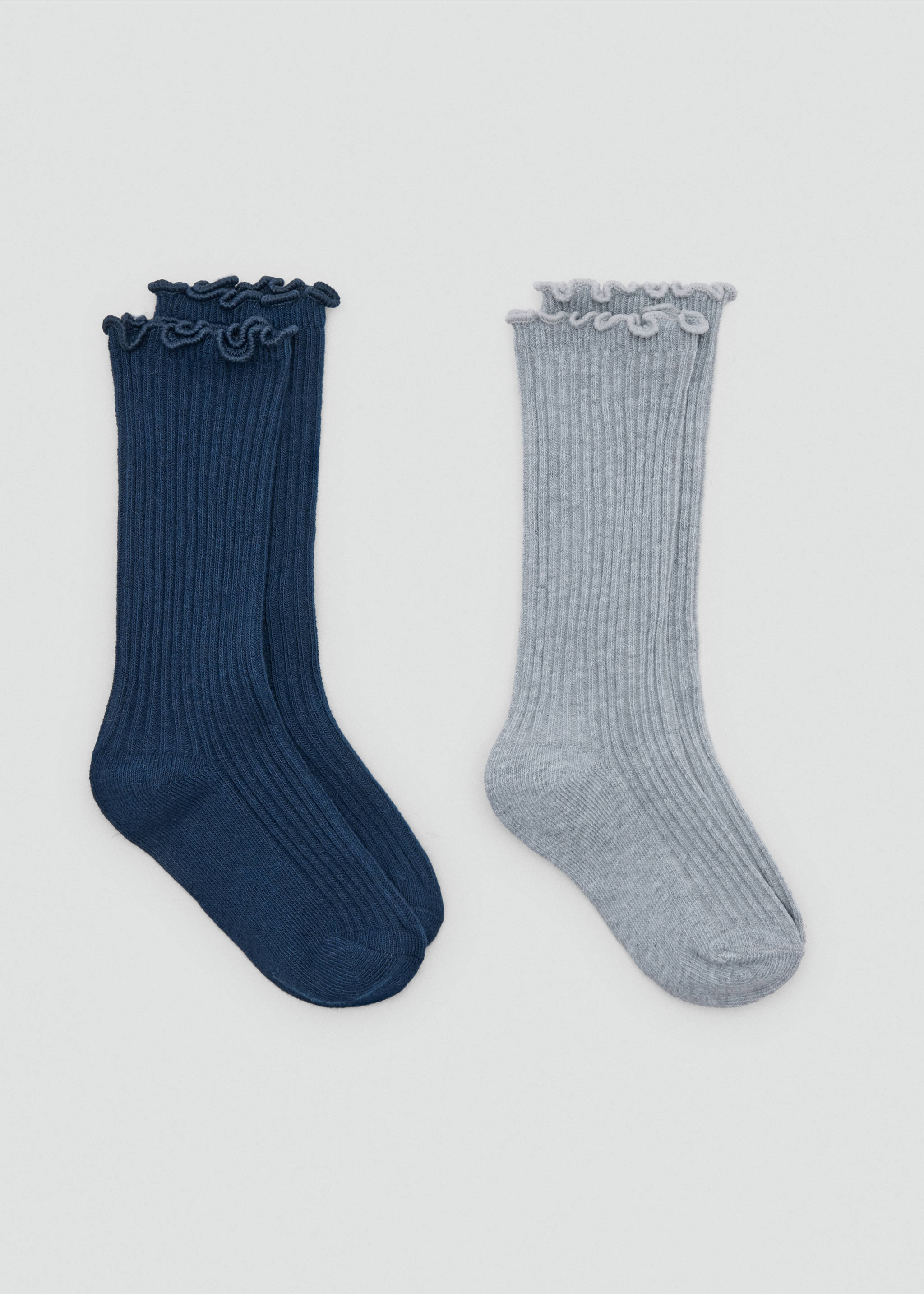 2 pack ribbed socks - Article without model, Navy. Ref: 37054786-00.