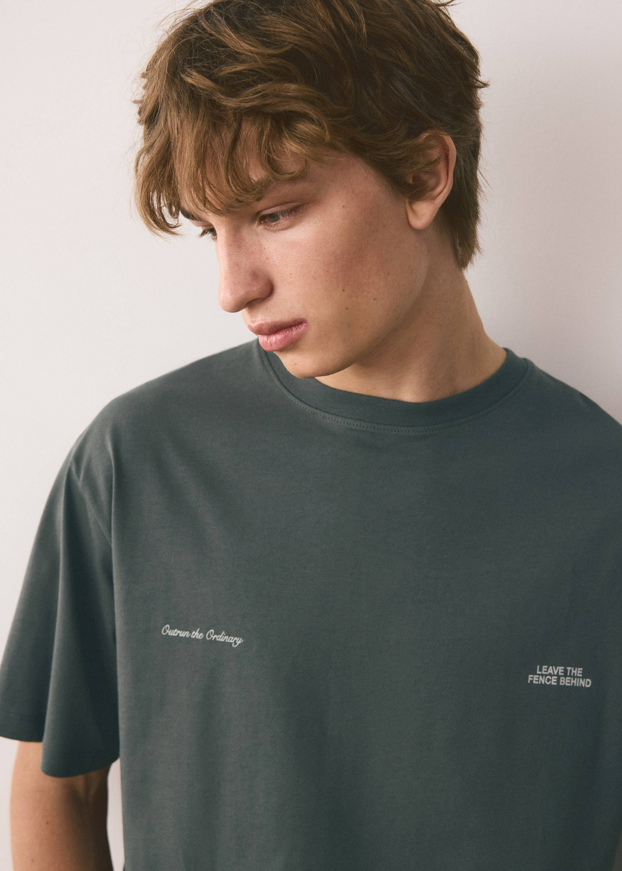 100% cotton embroidered t-shirt - Details of the article 1