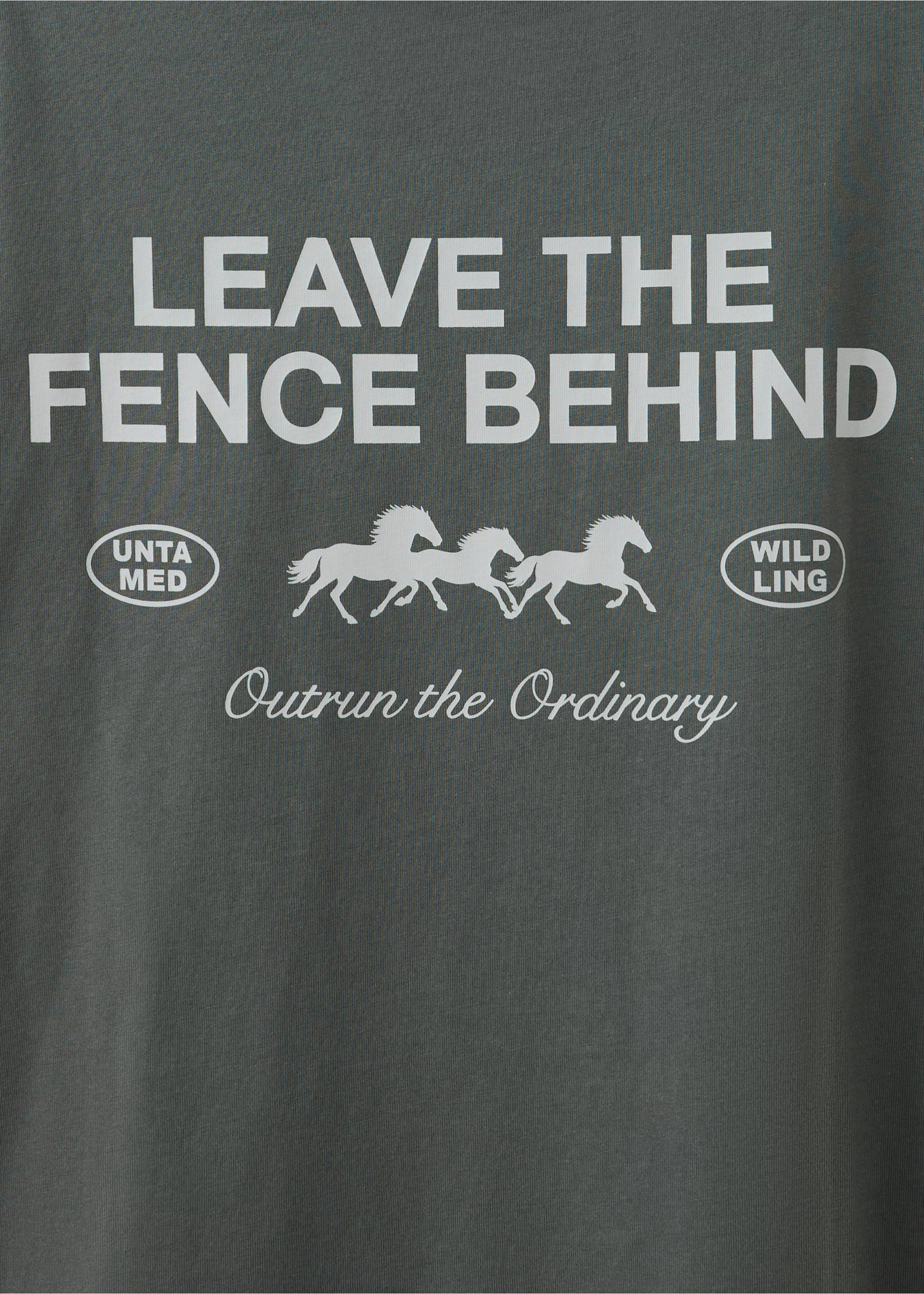 100% cotton embroidered t-shirt - Details of the article 0, Dark Green. Ref: 37054788-00.