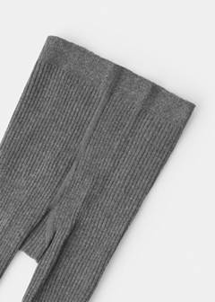 Ribbed knit tights — Dark Heather Grey 3