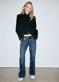 Low-rise flared jeans — Dark Blue 2