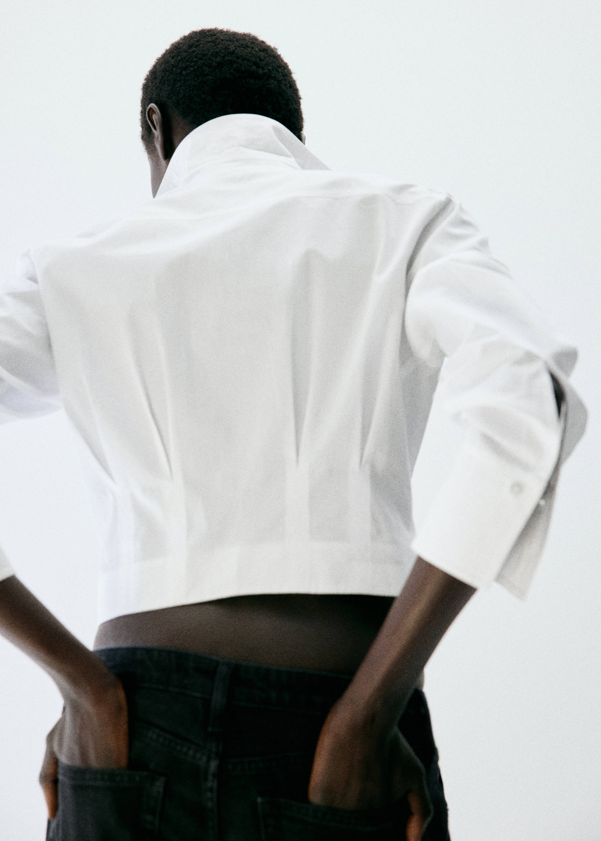 Chemise coton pinces - Verso de l’article