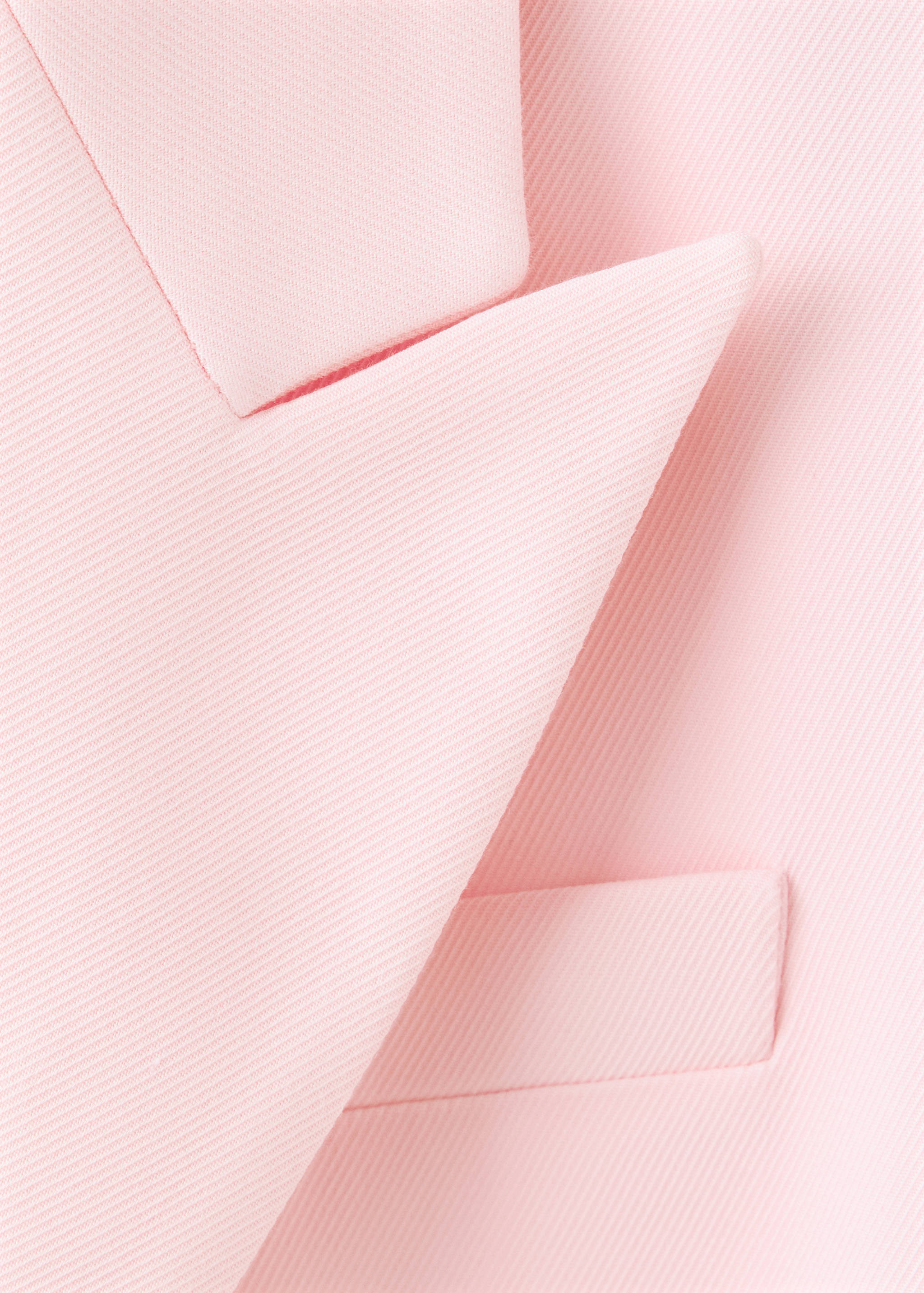 Blazer croisé en mélange de coton - Détail de l'article 8