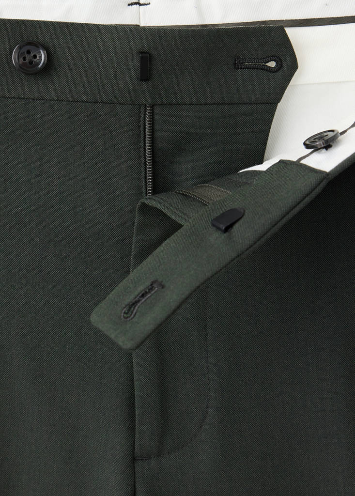 Milan slim-fit suit trousers — Khaki