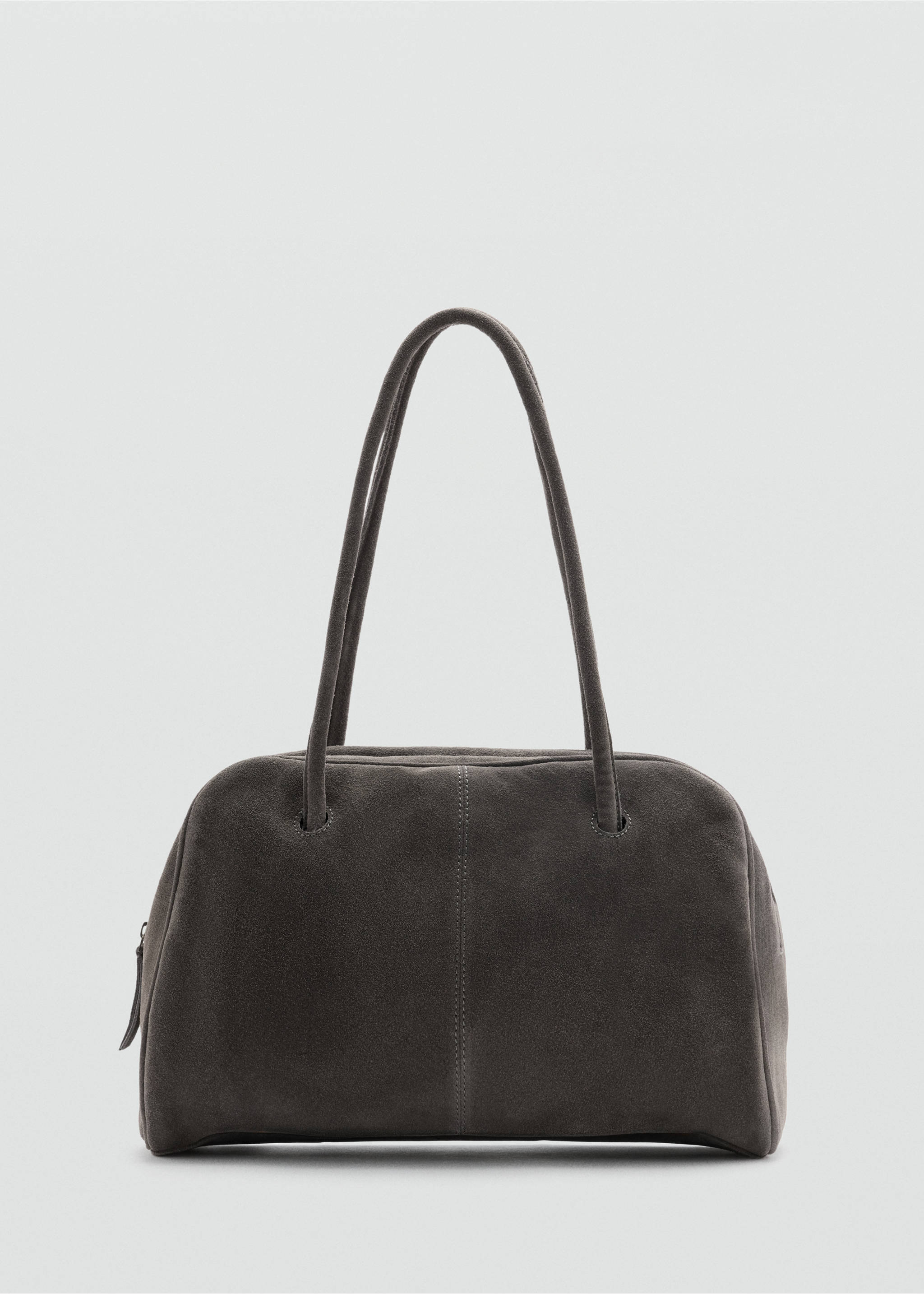 Leather bowling bag - Article without model, Grey. Ref: 37055155-00.