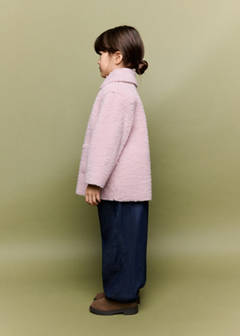 Reversible shearling coat — Pink 2