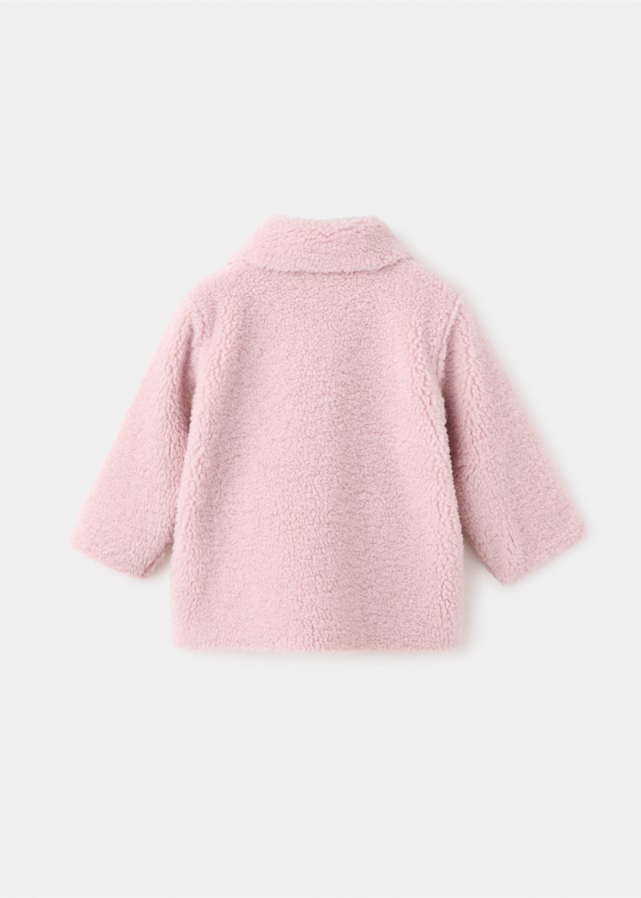 Teddy coat - Reverse of the article, Pink. Ref: 37055157-00.