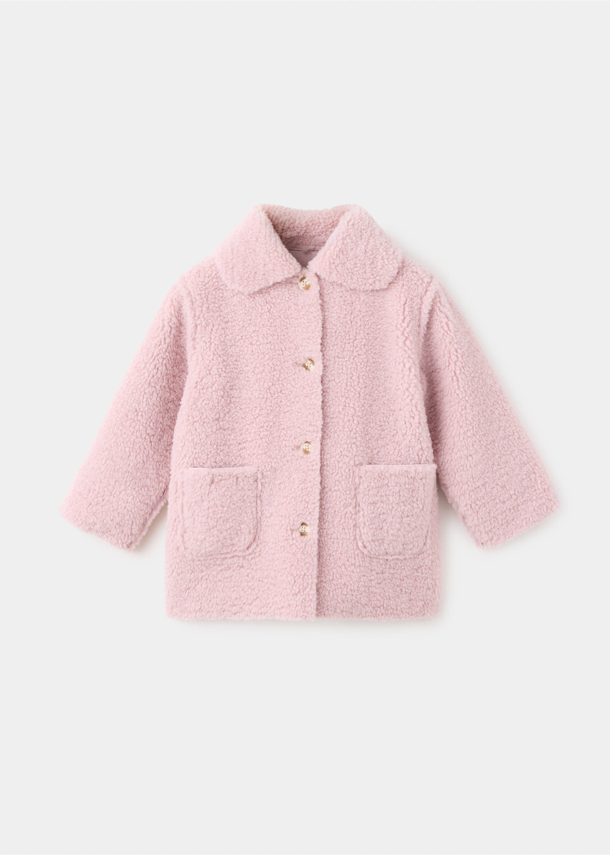 Teddy coat - Article without model, Pink. Ref: 37055157-00.