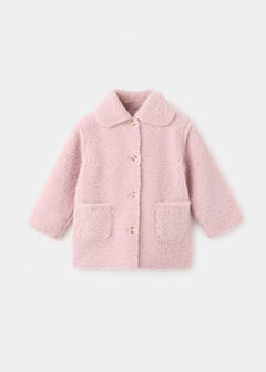 Reversible shearling coat — Pink 3