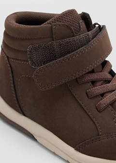 Elastic-laced boots — Chocolate 4