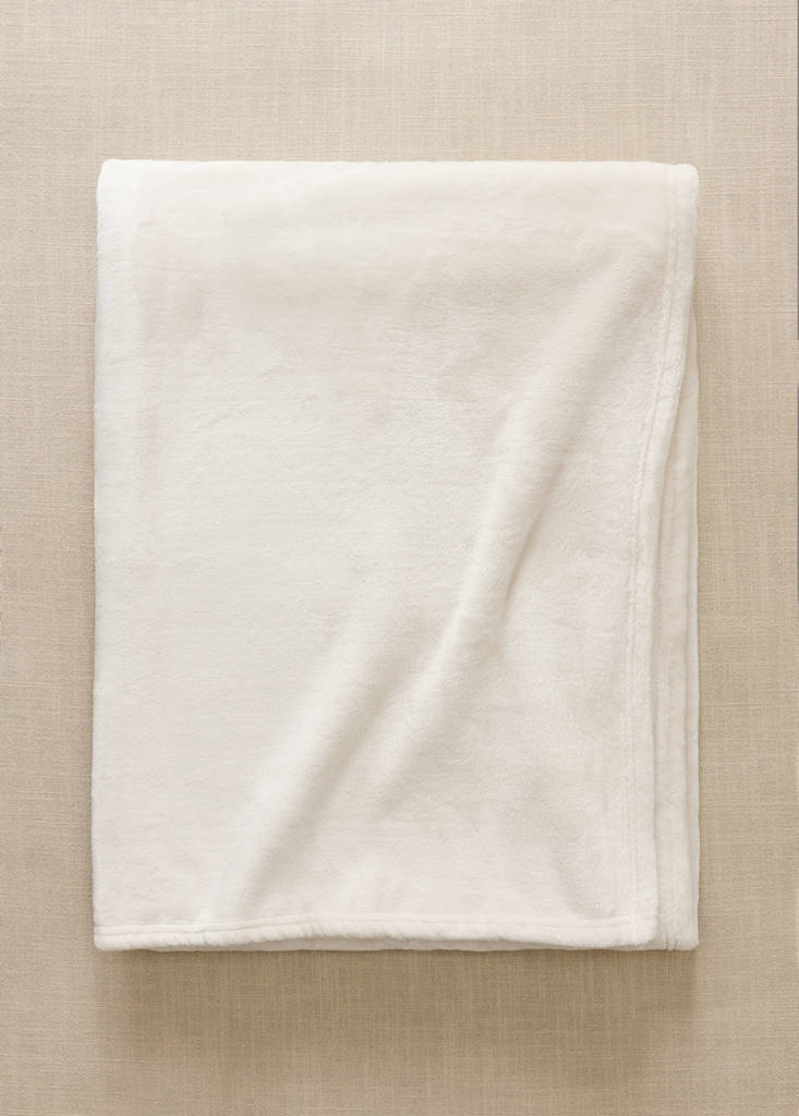 Soft fleece blanket — Sand