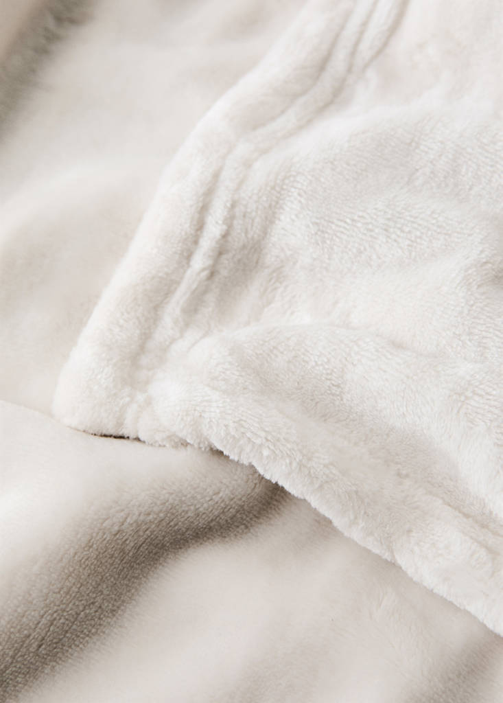 Soft fleece blanket — Sand
