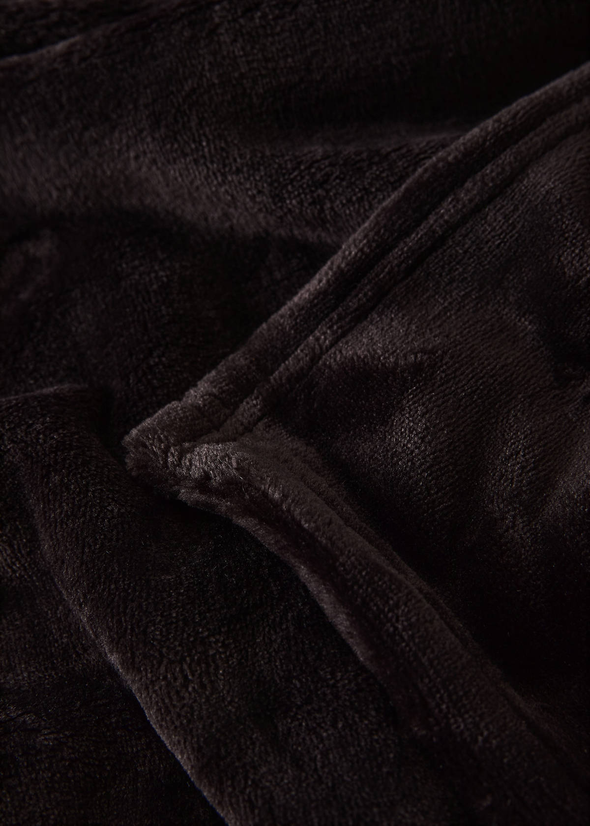 Soft fleece blanket — Brown
