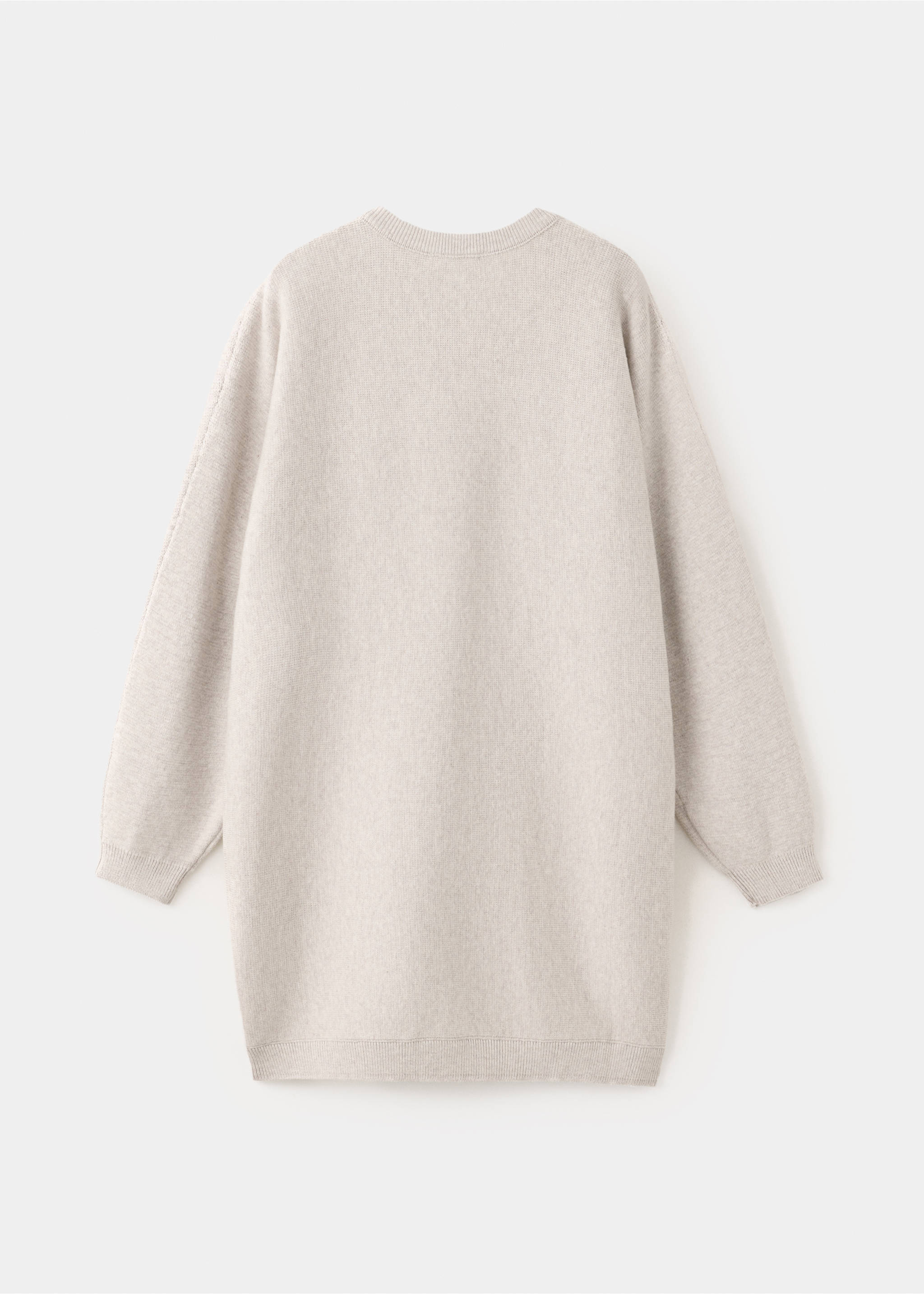 Knit midi dress - Reverse of the article, Sand. Ref: 37055161-00.