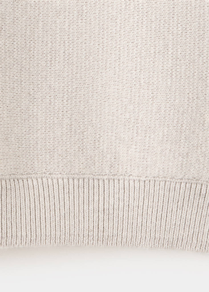 Knit midi dress — Sand