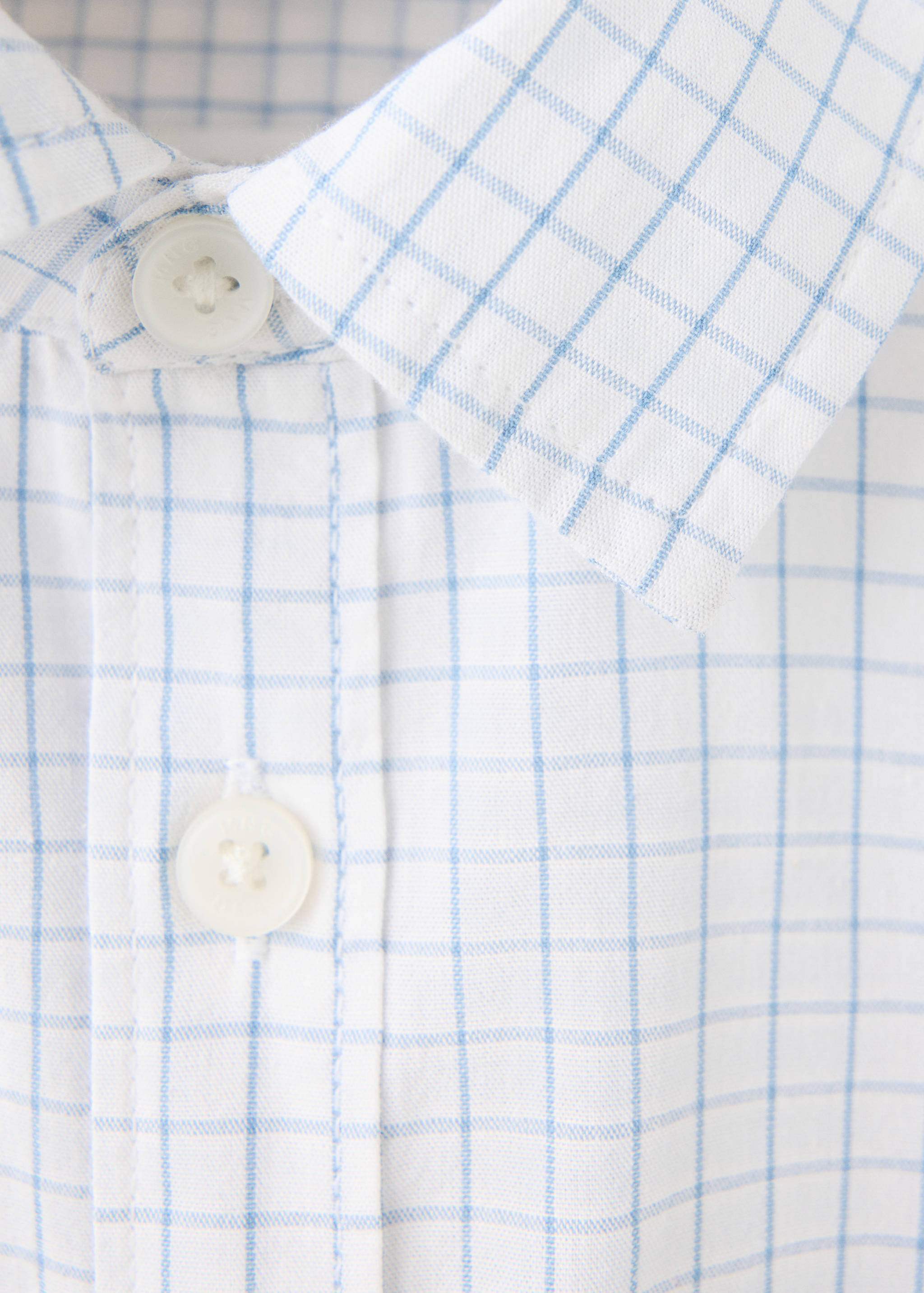 Check cotton shirt - Details of the article 8
