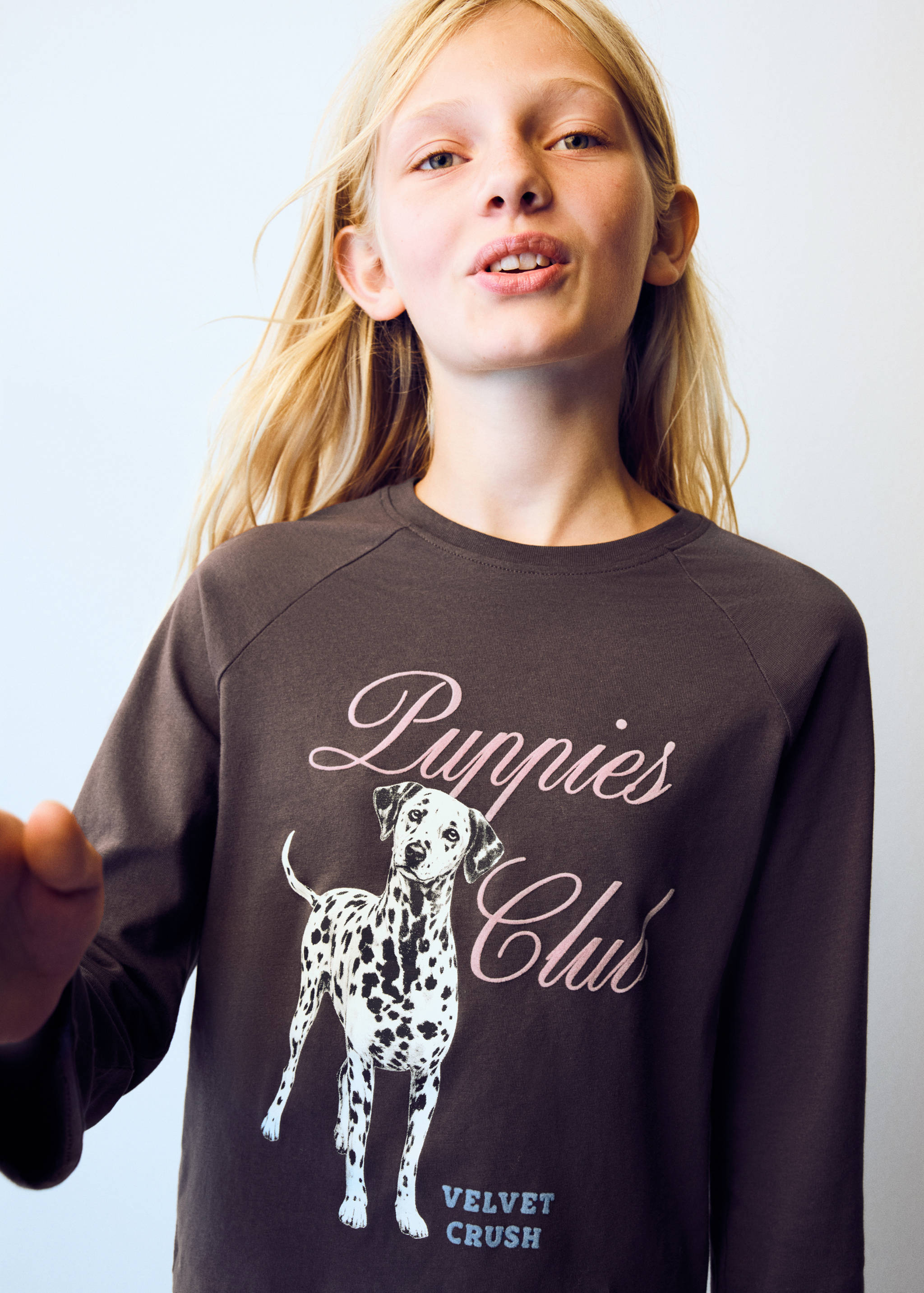 T-shirt en coton imprimé - Plan moyen
