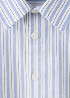 Oxford cotton striped shirt — Blue 5