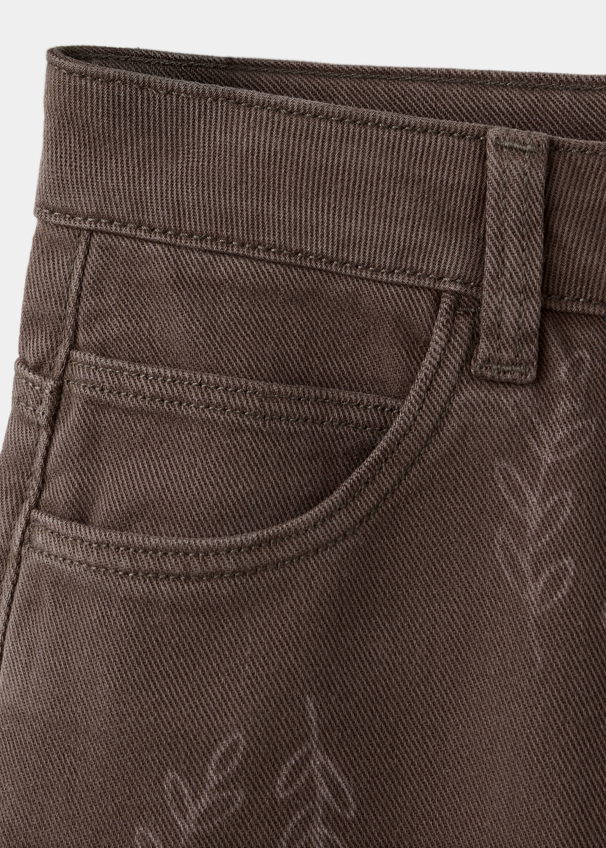 Jean wide leg imprimé - Détail de l'article 0